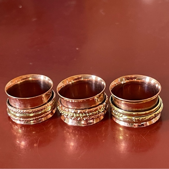 Handmade Copper Meditation rings - Picture 12 of 12